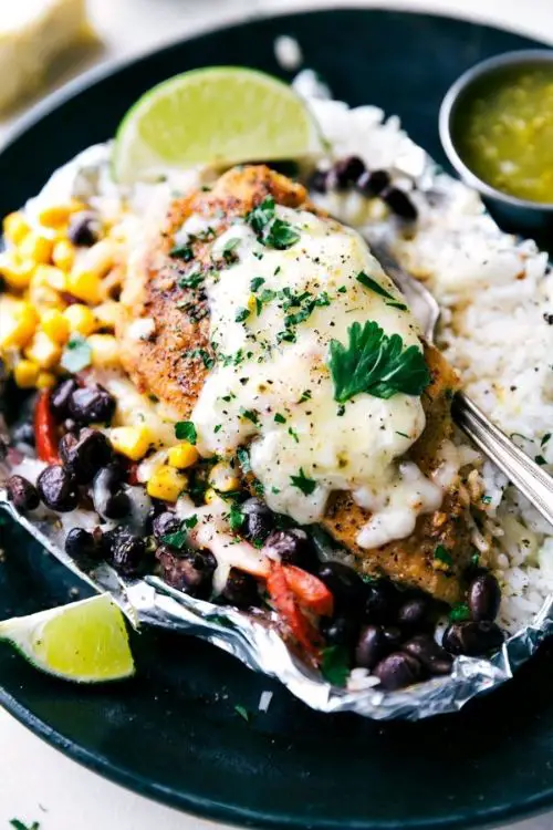 Salsa Verde Chicken & Rice