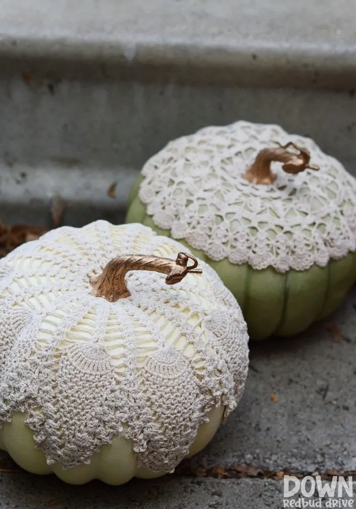 Doily Pumpkins