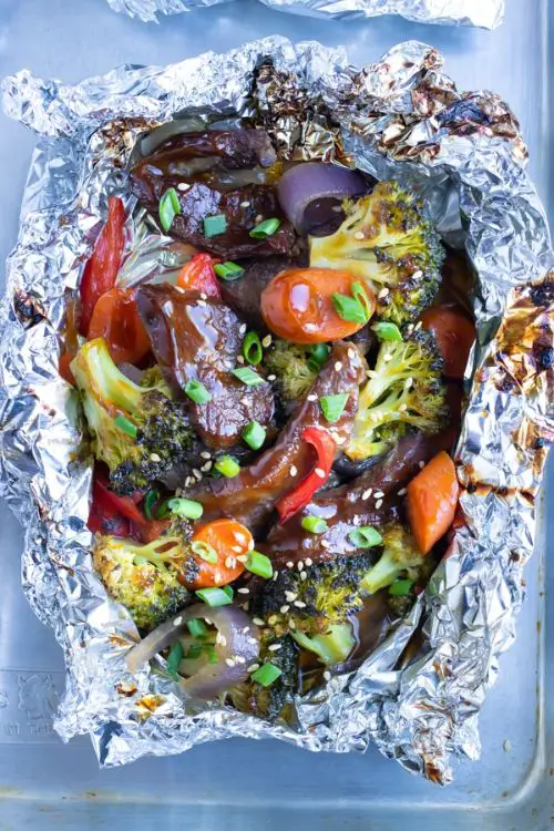 Beef Teriyaki Foil Packets