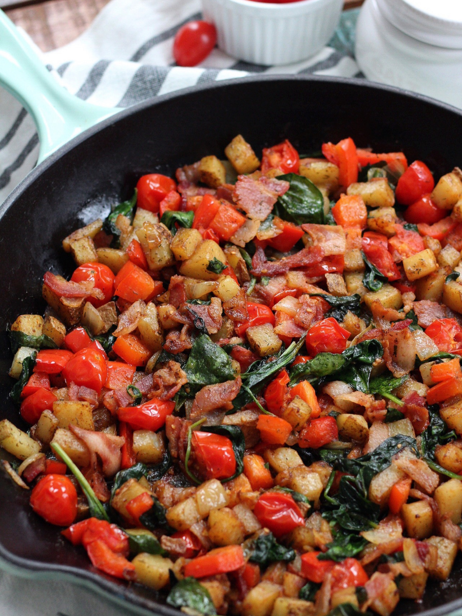 Bacon Veggie Skillet With Lemon