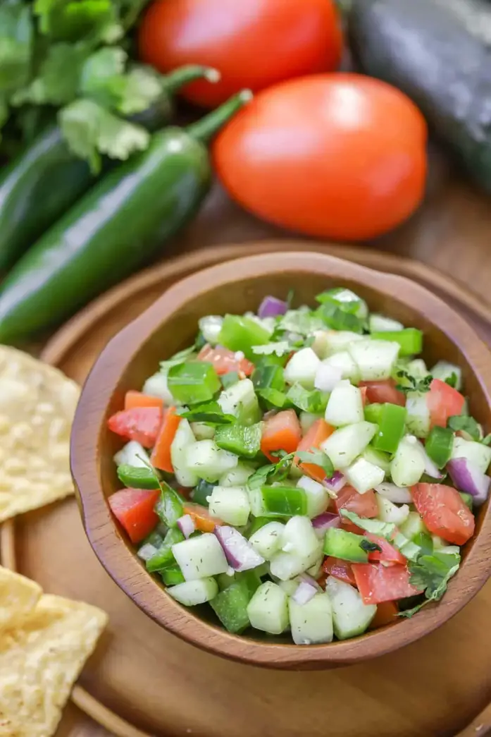 Crisp Cucumber Salsa