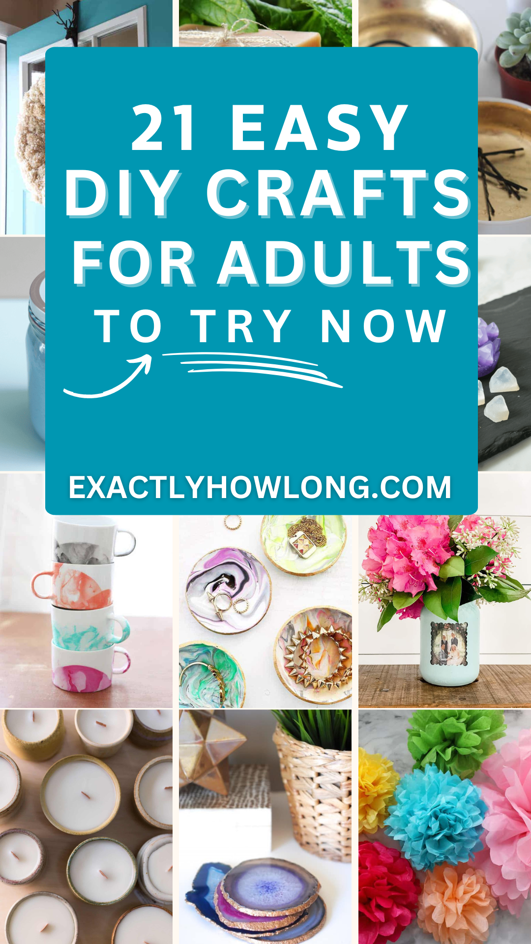 Crafting Ideas for Grown-Ups: Simple DIY Projects to Create in the Comfort of Home