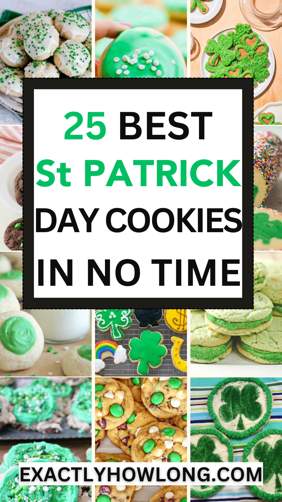 St. Patrick's Day cookies