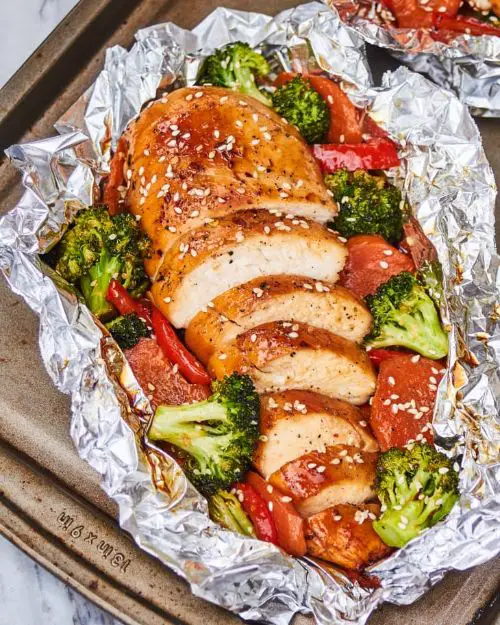 Teriyaki Chicken Foil Packets