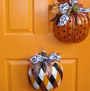 Pumpkin Door Decor