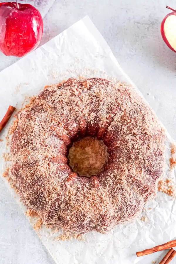 9. Apple Cider Doughnut Cake _