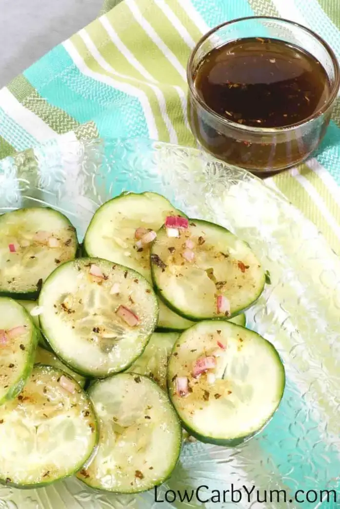 Apple Cider Vinegar Cucumber Salad