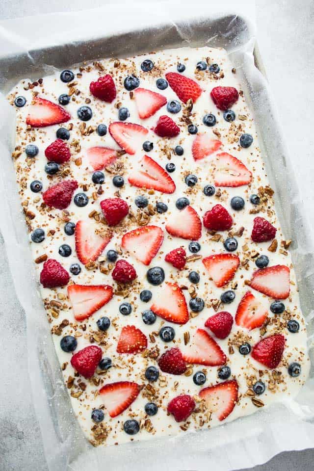 Berry Yogurt Bark 1