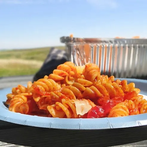 Campfire Rotini Pasta Dish