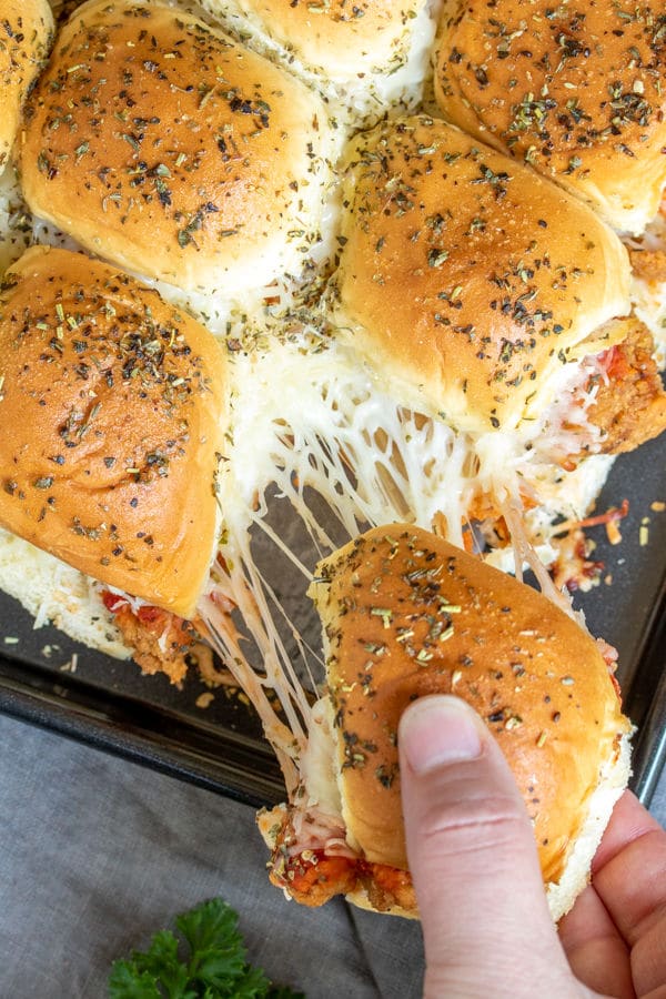 Chicken Parmesan Sliders 2