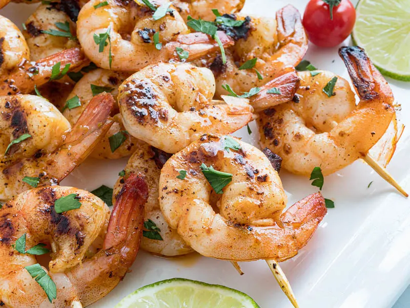 Chipotle Lime Shrimp Skewers