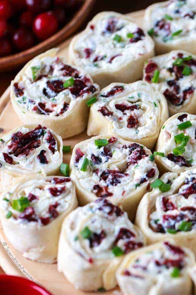 Cranberry Feta Pinwheels 21