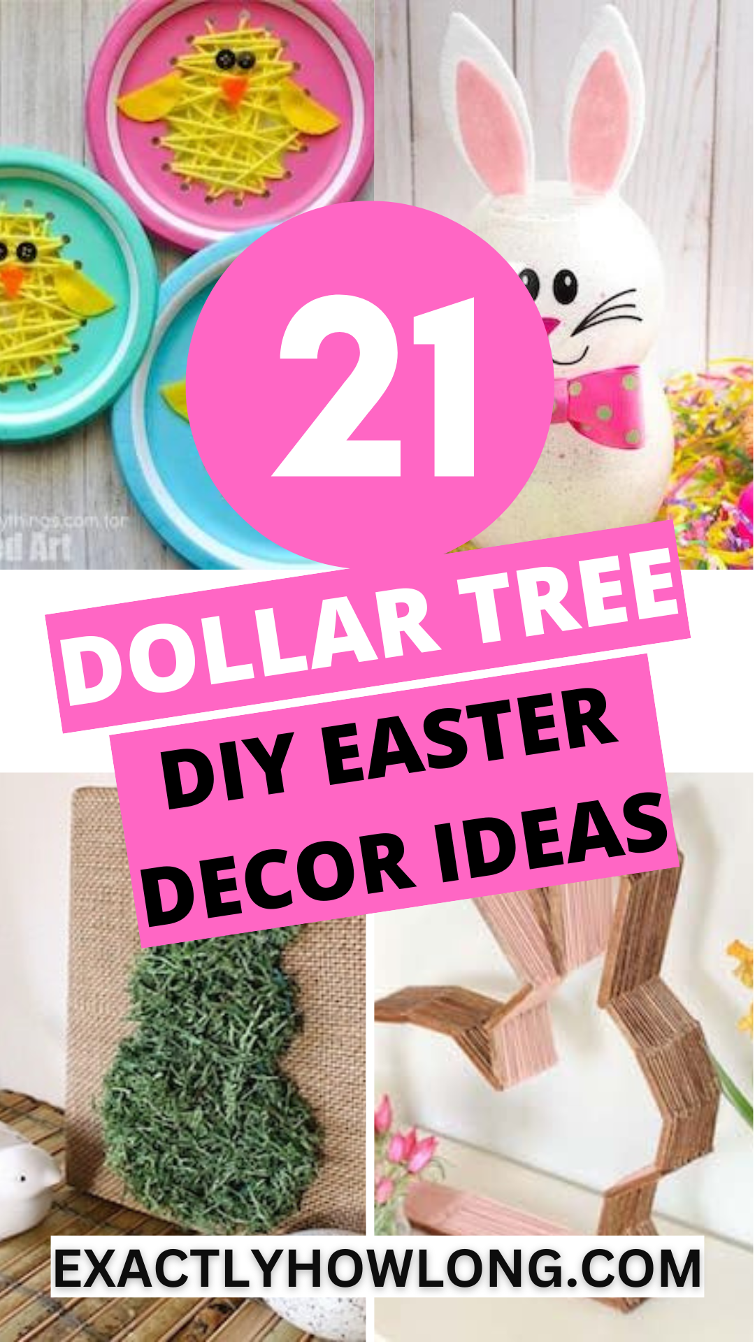 DIY Dollar Tree Easter Decor