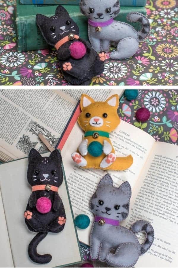 DIY FELT KITTY CAT