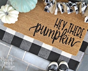 Fall Welcome Door Mat