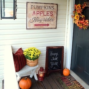 DIY Rustic Fall Sign