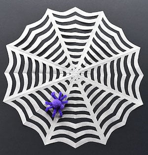 paper spider web