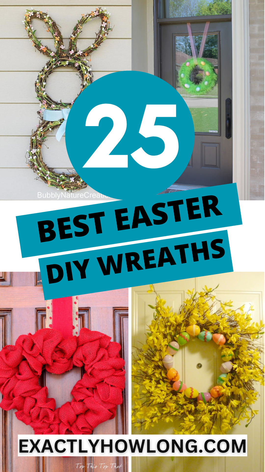 Dollar Tree Easter Wreaths