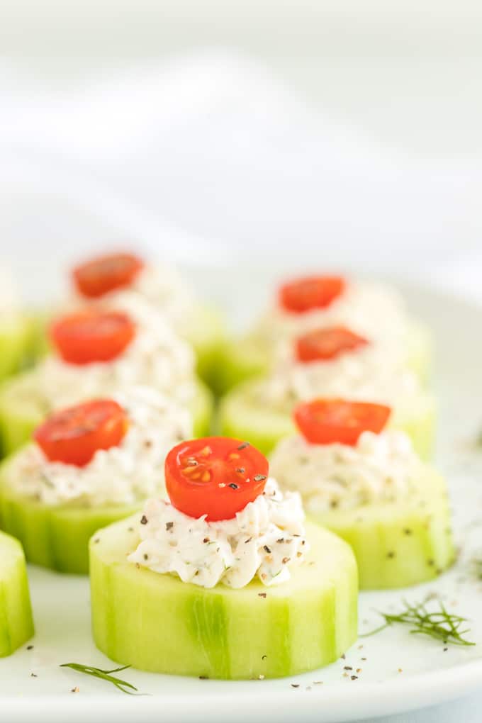 Easy Cucumber Bites Appetizer