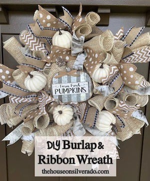 Fall Ribbon Wreath