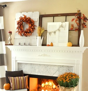 Fall mantel