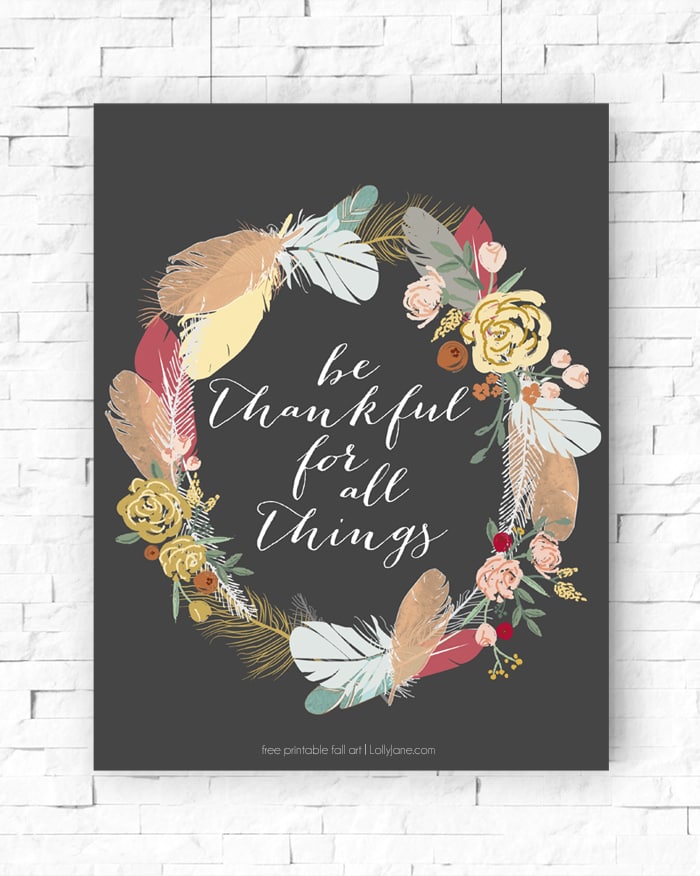 Free Printable Fall Art LollyJane