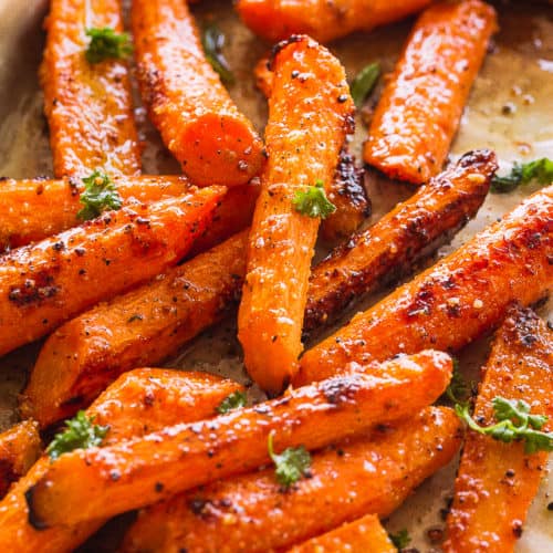 Garlic Parmesan Carrots 2