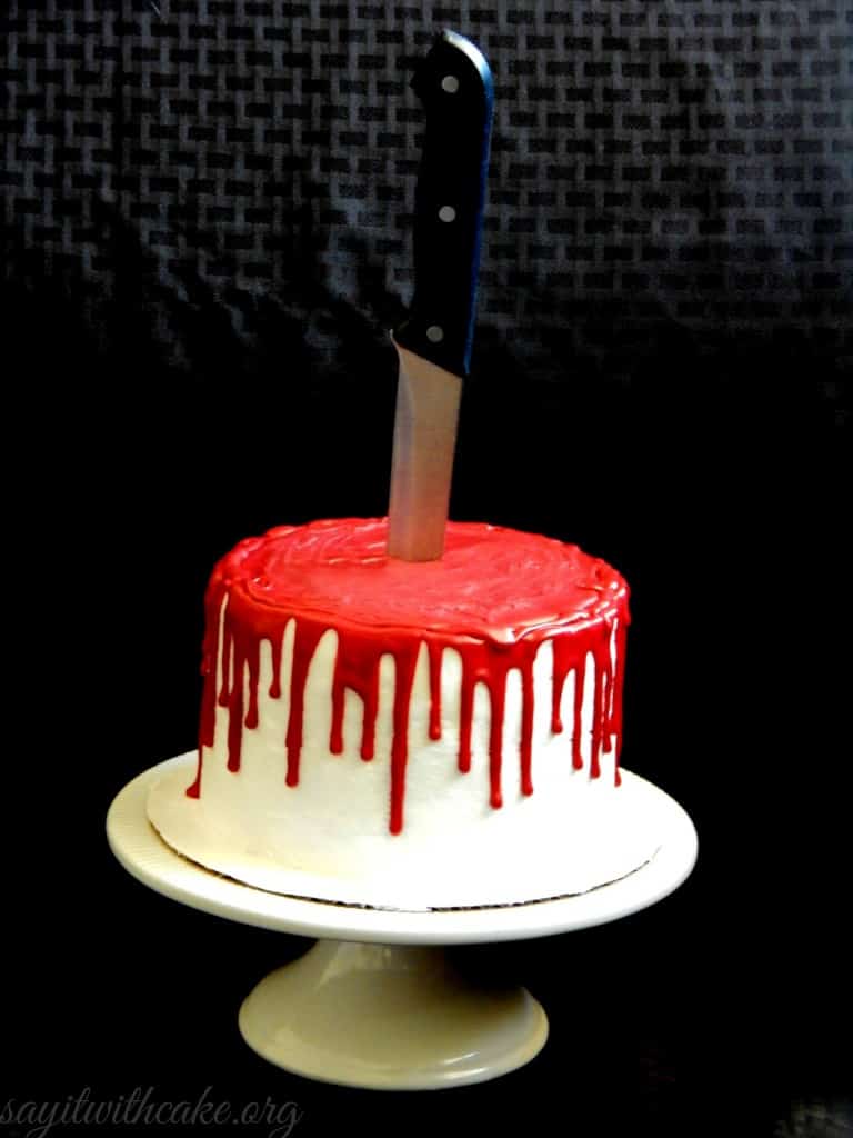 Bloody Halloween Cake