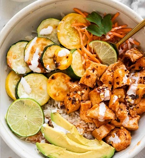 Hot Honey Chicken Bowls 4 1024x1536 1