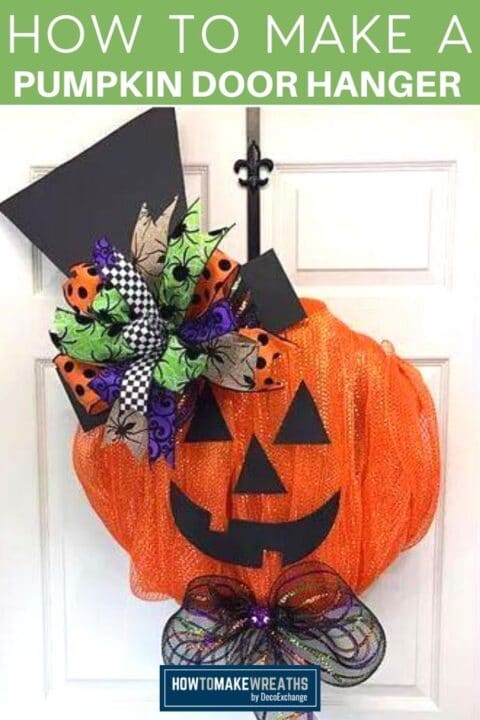 How to Make a Pumpkin Door Hanger