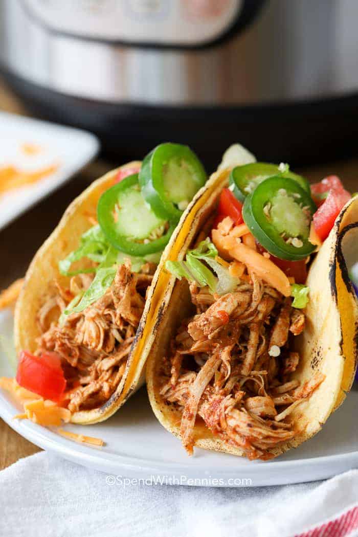 Instant Pot Chicken Tacos 22