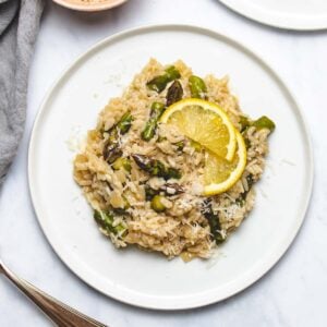 Instant Pot Lemon Asparagus Risotto square update