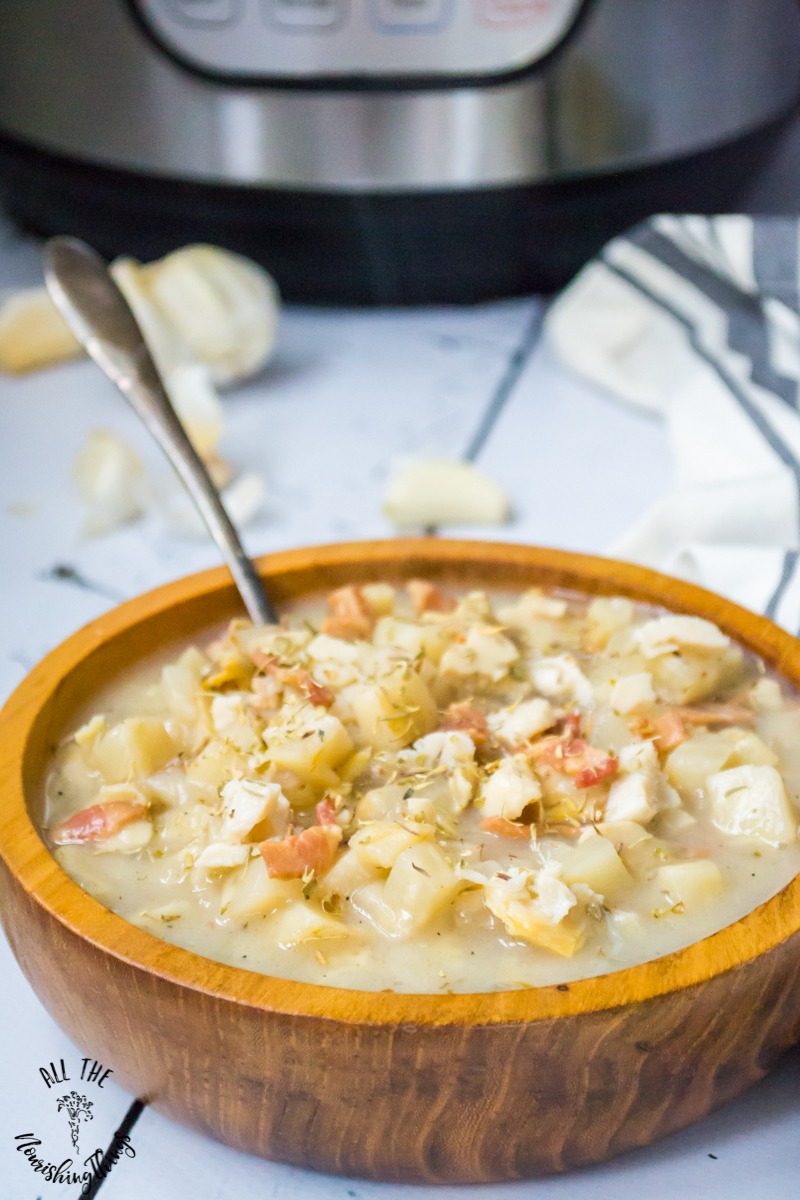 Keto Instant Pot Clam Chowder 1