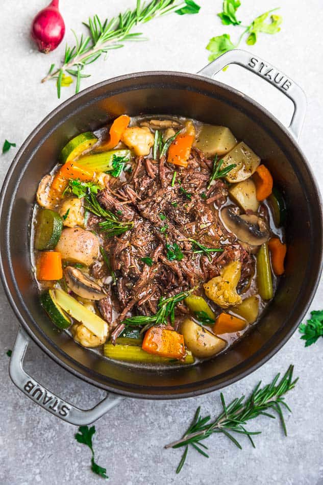 Keto Instant Pot Pot Roast Recipe Picture Photo Low Carb Paleo Whole30