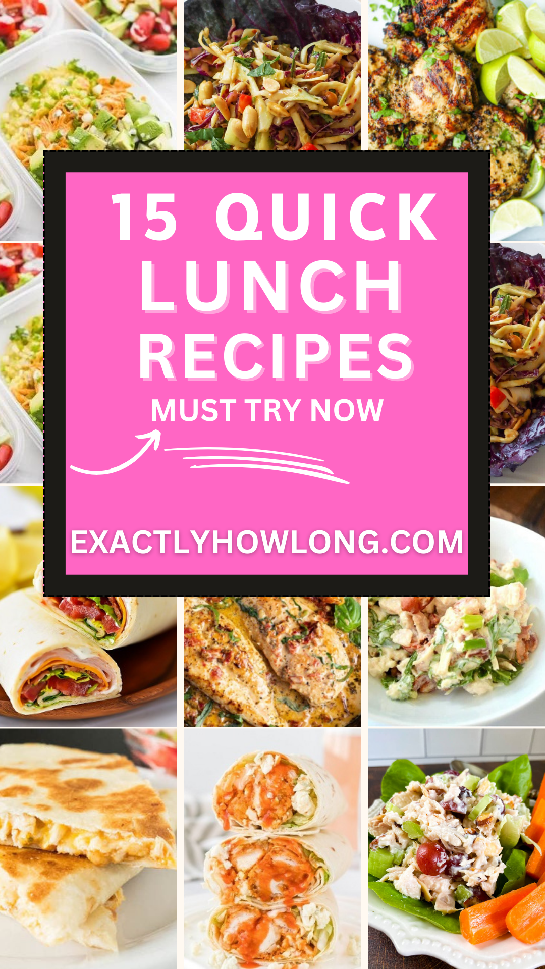 Healthy lunch recipes that are quick and easy for both work and family meals.