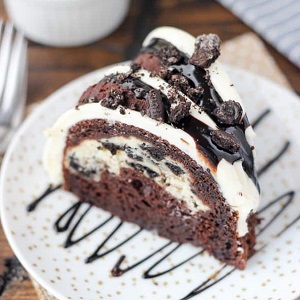 Oreo Chocolate Cheeseake Cake 015