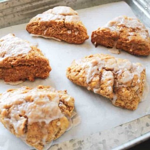 Pumpkin spice scones recipe