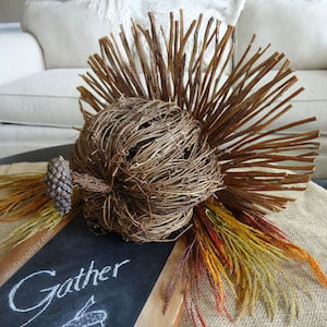 Rustic Turkey Centerpiece