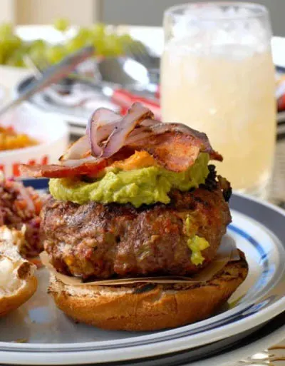 southwestern bacon burger