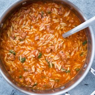 Sausage Orzo Soup 1