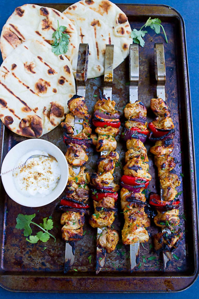 Tandoori Grilled Chicken Kabobs Cookin Canuck 2