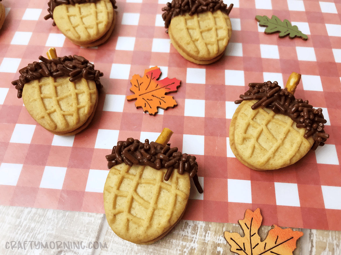 Nutter Butter Acorn Cookies