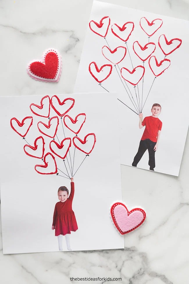 Valentine Balloon Craft for Kids