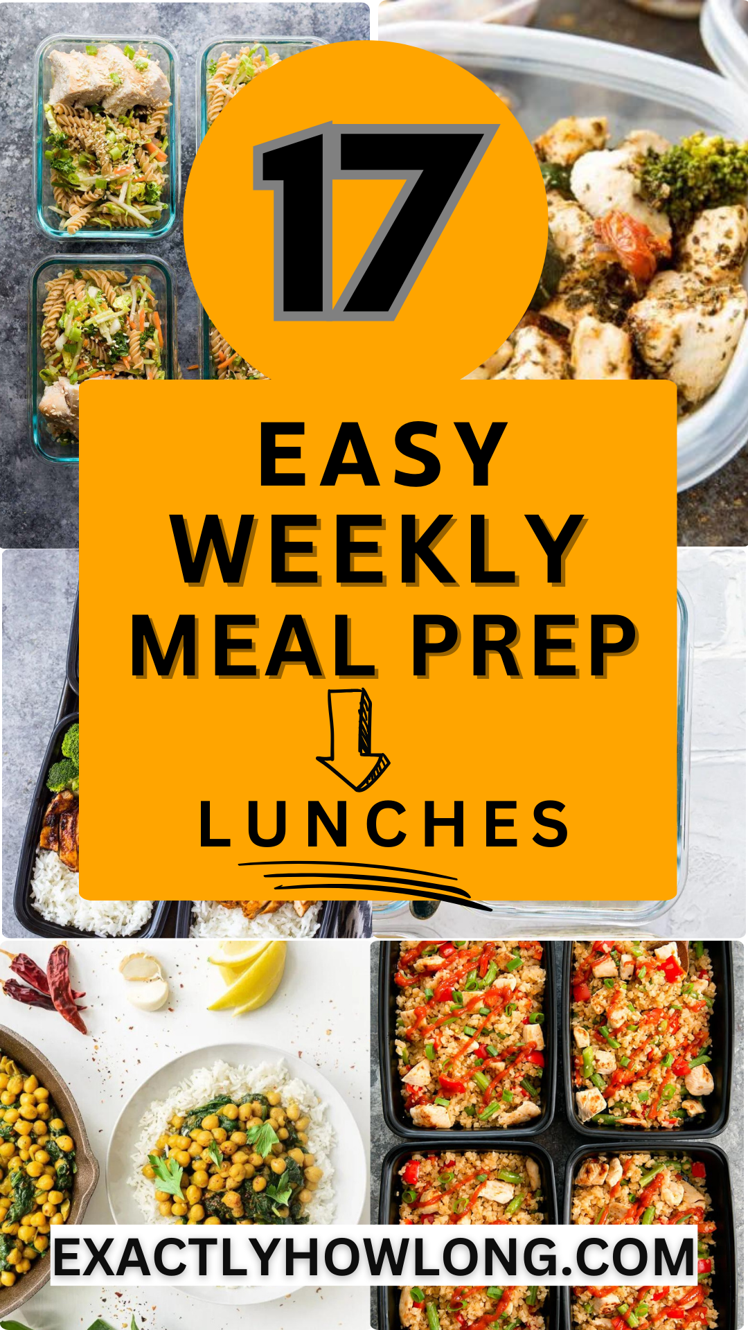 Weekly Meal Prep Lunch