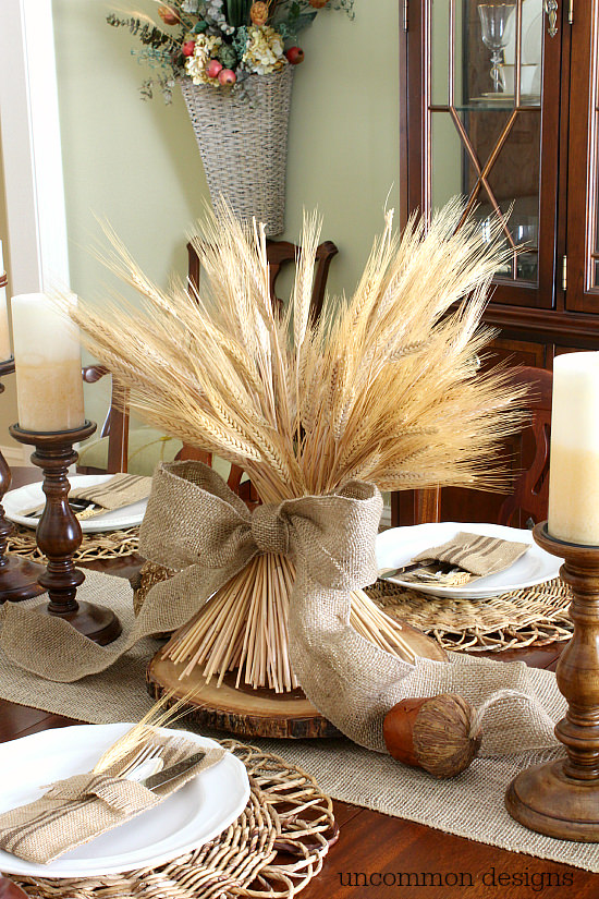 Wheat Bundle Centerpiece