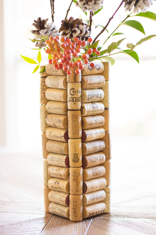 Wine Cork Vase 13