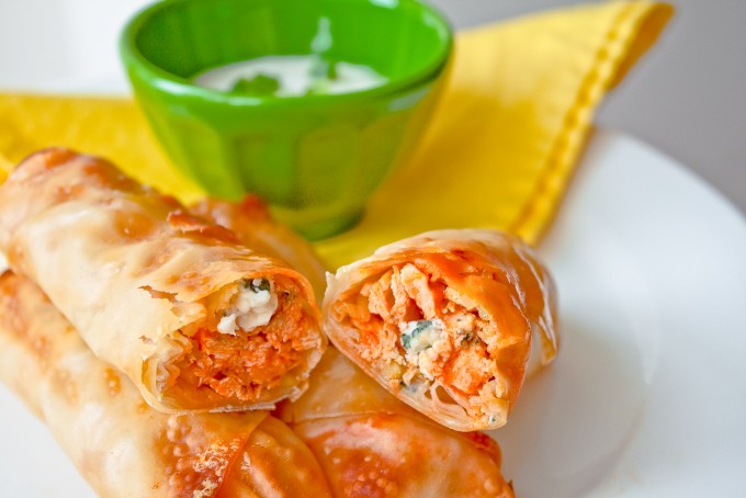 baked buffalo chicken rolls 2