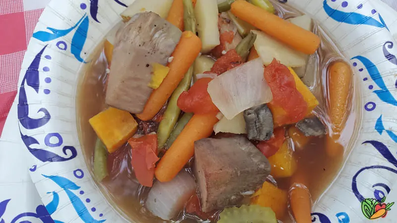 bowl of Jackfruit Vegetable Soup