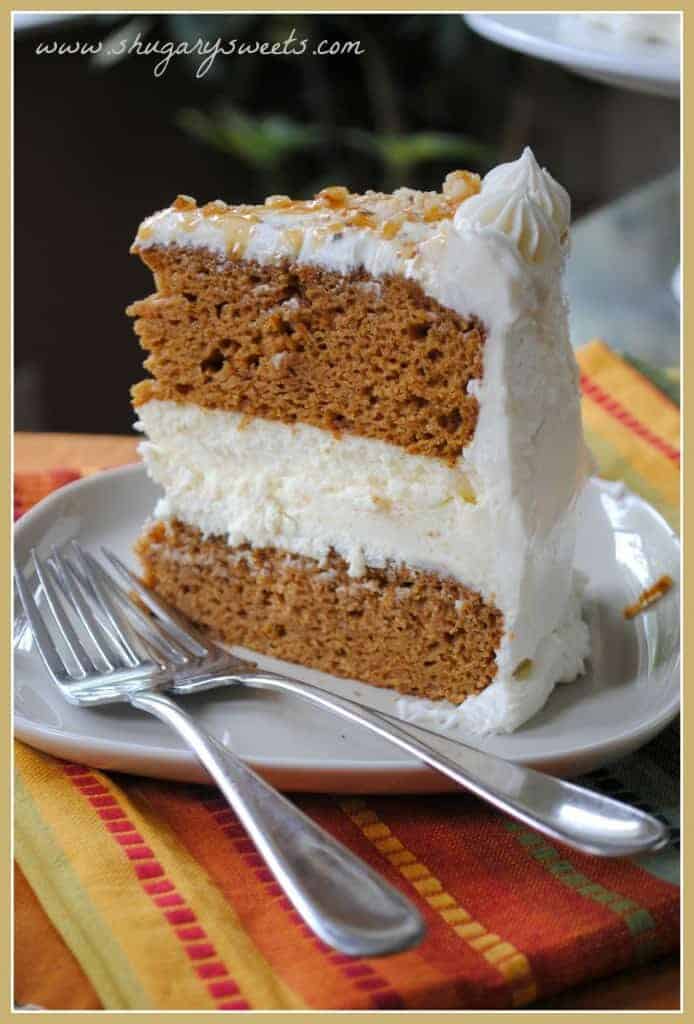 Pumpkin Cheesecake Cake