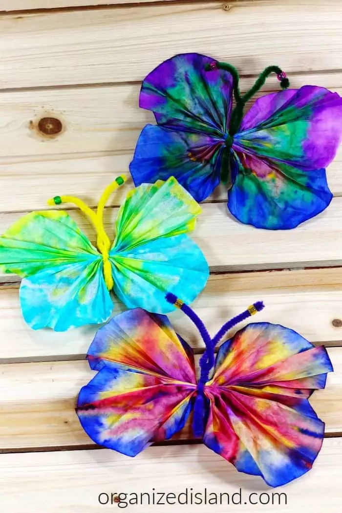 coffee filter butterflies